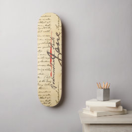 Jane Austen Letter Persoonlijk Skateboard