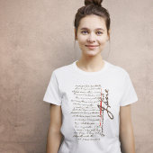 Jane Austen Letter T-shirt