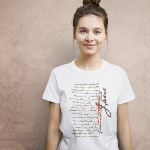 Jane Austen Letter T-shirt