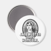 Jane Austen Magneet (Voorkant / Achterkant)