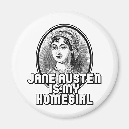 Jane Austen Magneet (Voorkant)