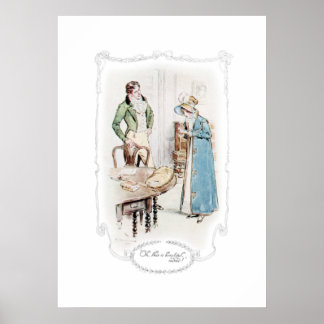 Jane Austen Mansfield Park Illustratie Print