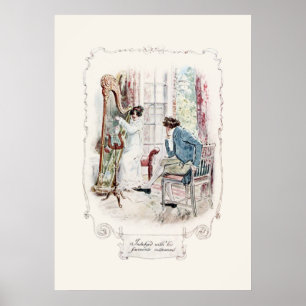 Jane Austen Mansfield Park Illustratie Print