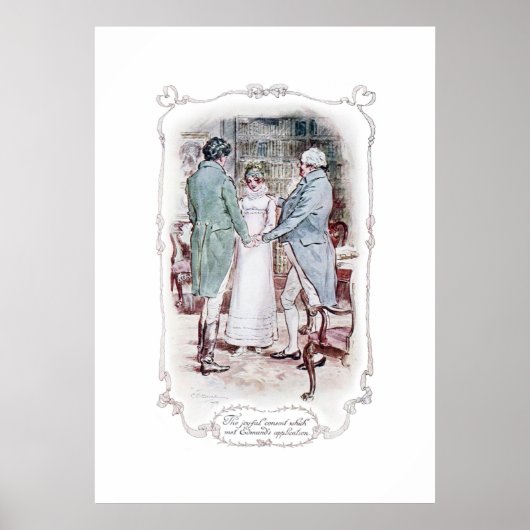 Jane Austen Mansfield Park Illustratie Print (Voorkant)