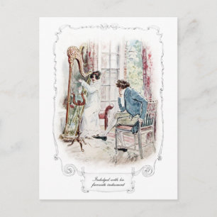 Jane Austen Mansfield Park Illustration Briefkaart