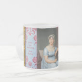 Jane Austen Matglas Koffiemok (Voorkant links)