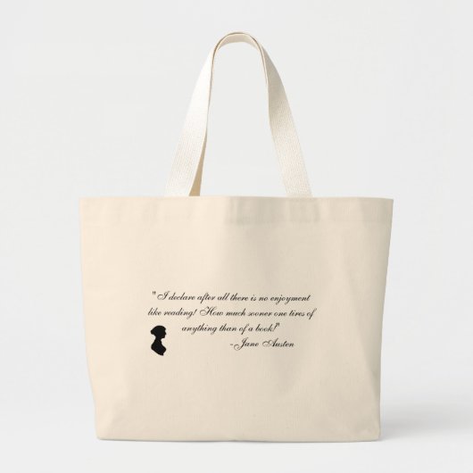Jane Austen memorabilia Grote Tote Bag (Voorkant)