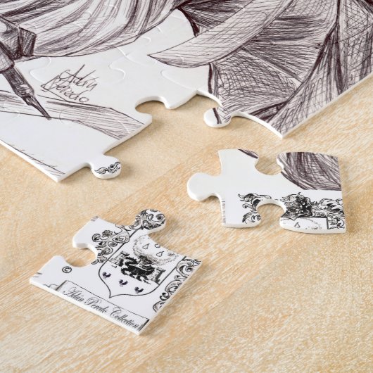 Jane Austen met een glimlach 8x10 Legpuzzel (Zijkant)