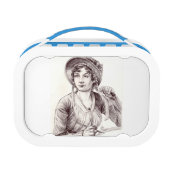 Jane Austen met een Smile Lunchbox (Voorkant)