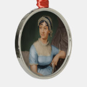 Jane Austen Metalen Ornament (Rechts)