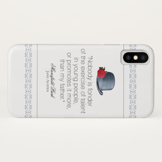 Jane Austen - Mijn vader -  Pet Case-Mate iPhone Case (Achterkant (horizontaal))