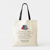 Jane Austen - Mijn vader -  Pet Tote Bag (Achterkant)