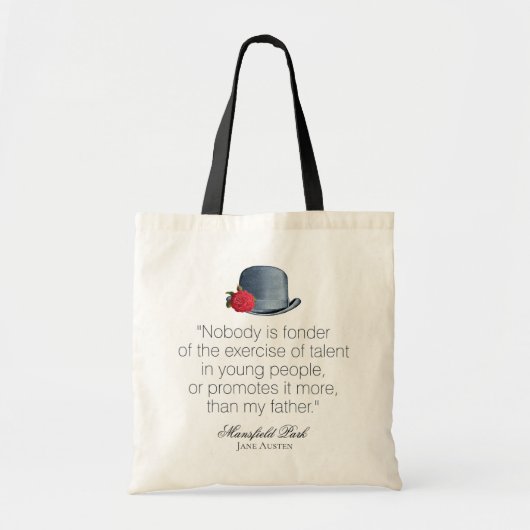 Jane Austen - Mijn vader -  Pet Tote Bag (Voorkant)