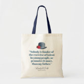 Jane Austen - Mijn vader -  Pet Tote Bag (Voorkant)
