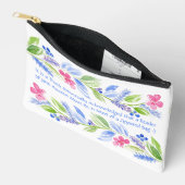 Jane Austen Motto Floral Etui (Open)