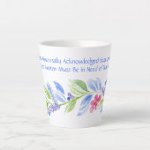 Jane Austen Motto Floral Mok (Voorkant)