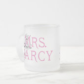 Jane Austen Mrs Darcy Gift Matglas Koffiemok (Voorkant links)