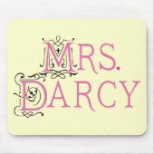 Jane Austen Mrs Darcy Gift Muismat (Voorkant)
