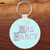 Jane Austen Mrs Darcy Gift Sleutelhanger (Voorkant)