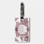 Jane Austen: Netherfield Ball Invite Bagagelabel (Achterkant verticaal)