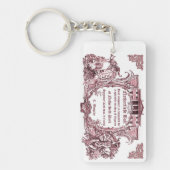 Jane Austen: Netherfield Ball Invite Sleutelhanger (Voorkant)