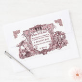 Jane Austen: Netherfield Ball-Sticker Rechthoekige Sticker (Envelop)