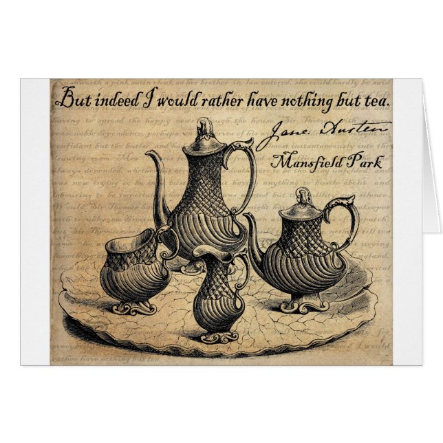 Jane Austen: Niets behalve Tea (Voorkant Horizontaal)