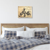 Jane Austen: Niets behalve Tea Canvas Afdruk (Insitu (Slaapkamer))