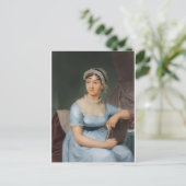Jane Austen nodigt uit Briefkaart (Staand voorkant)