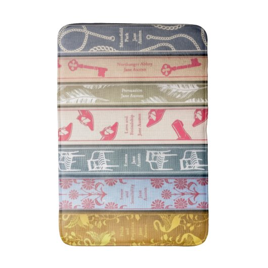 Jane Austen Novels Badmat (Voorkant Verticaal)