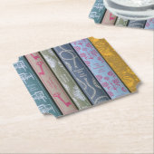 Jane Austen Novels  Kartonnen Onderzetters (Gekanteld)