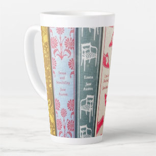 Jane Austen Novels Latte Mok