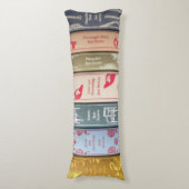 Jane Austen Novels Lichaamskussen (Voorkant Verticaal)