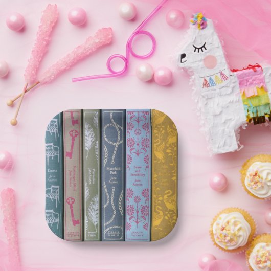 Jane Austen Novels Napkins Papieren Bordje (Feest)