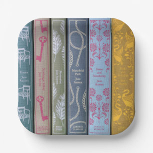 Jane Austen Novels Napkins Papieren Bordje