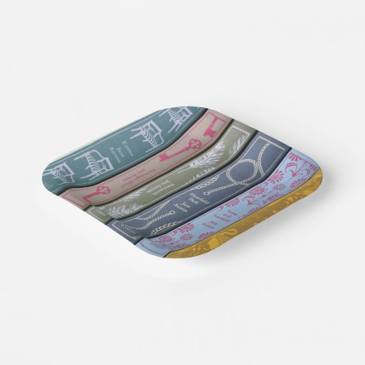 Jane Austen Novels  Papieren Bordje (Gebogen)