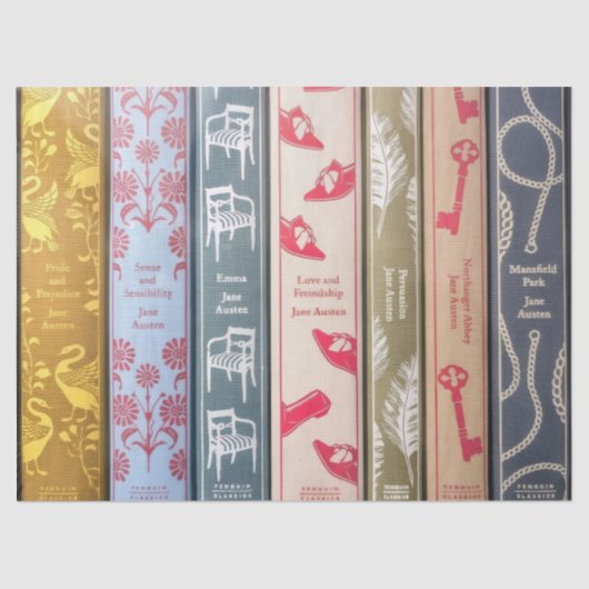 Jane Austen Novels Tissuepapier (Voorkant)
