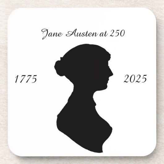 Jane Austen op 250 Bier Onderzetter (Voorkant)