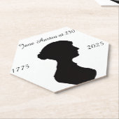 Jane Austen op 250 Kartonnen Onderzetters (Schuin)