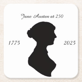 Jane Austen op 250 Kartonnen Onderzetters
