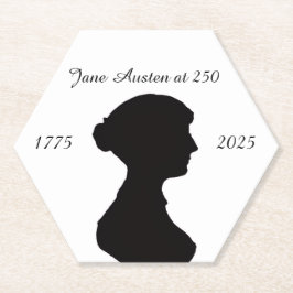 Jane Austen op 250 Kartonnen Onderzetters