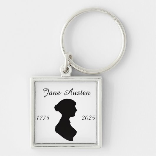 Jane Austen op 250 Sleutelhanger (Voorkant)