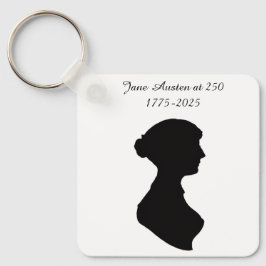 Jane Austen op 250 Sleutelhanger
