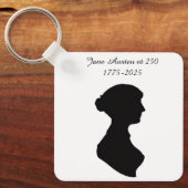 Jane Austen op 250 Sleutelhanger (Voorkant)