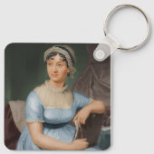 Jane Austen op 250 Sleutelhanger (Achterkant)