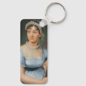 Jane Austen op 250 Sleutelhanger (Achterkant)