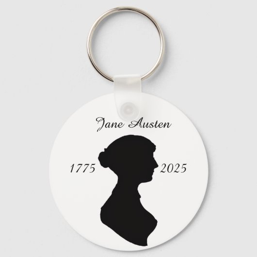 Jane Austen op 250 Sleutelhanger (Voorkant)