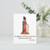 Jane Austen over misverstanden Briefkaart (Staand voorkant)
