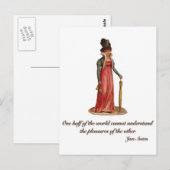 Jane Austen over misverstanden Briefkaart (Voorkant / Achterkant)