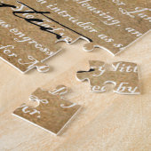 Jane Austen Page Silhouette Legpuzzel (Zijkant)